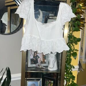 American Eagle white medium worn once